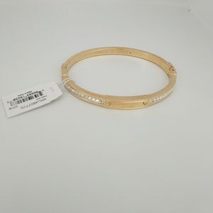 Michael Kors Gold bracelet with faux diamonds
